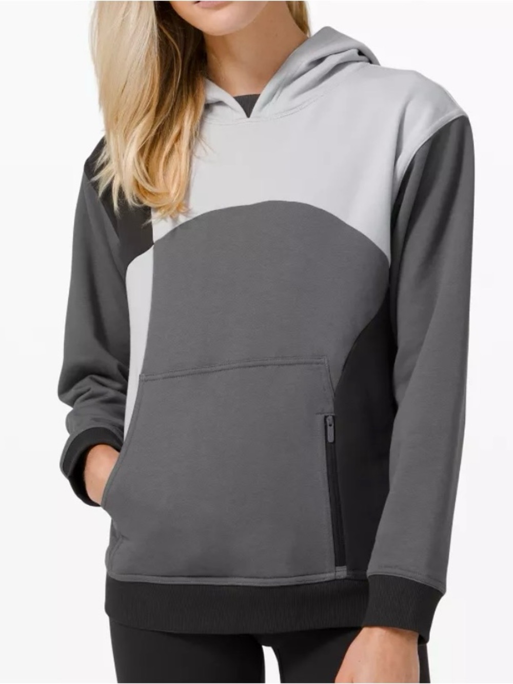 Lululemon All Yours Hoodie Color Block Size 6